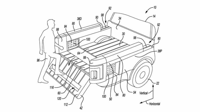 Ford: Πατέντα για επέκταση καρότσας στα pick-up με μυστικούς χώρους! 